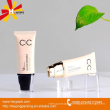 50ml plastic cream pump flat oval tube